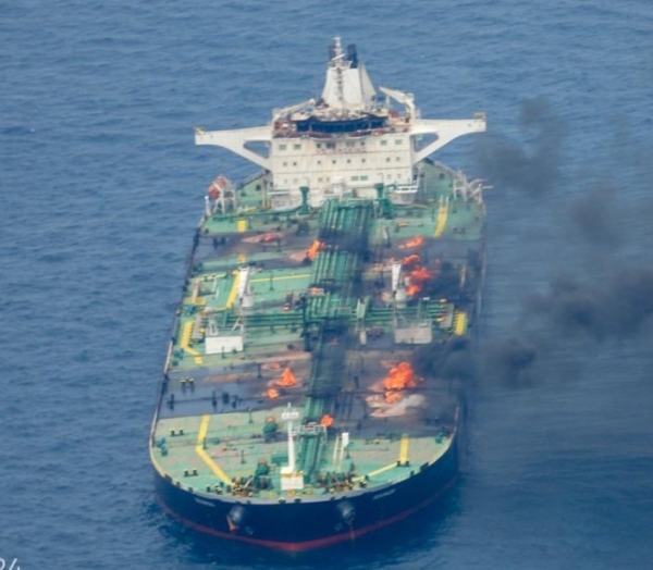 أثينا: مصادر بحرية أوروبية تؤكد تعثر عملية إنقاذ ناقلة النفط سونيون الجانحة في البحر الأحمر