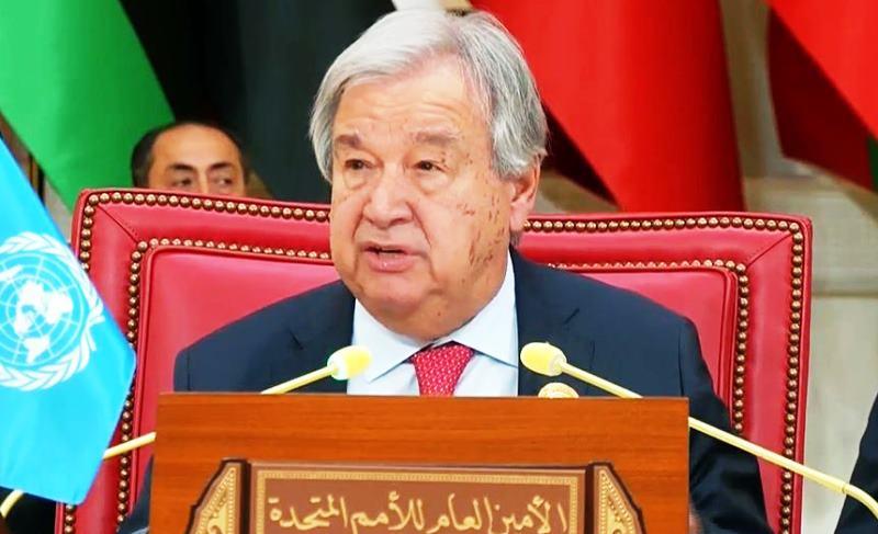 غوتيريش يجتمع مع مبعوثه الخاص لليمن ويدعو الحوثيين إلى الإفراج الفوري عن موظفي الأمم المتحدة المختطفين ﻿