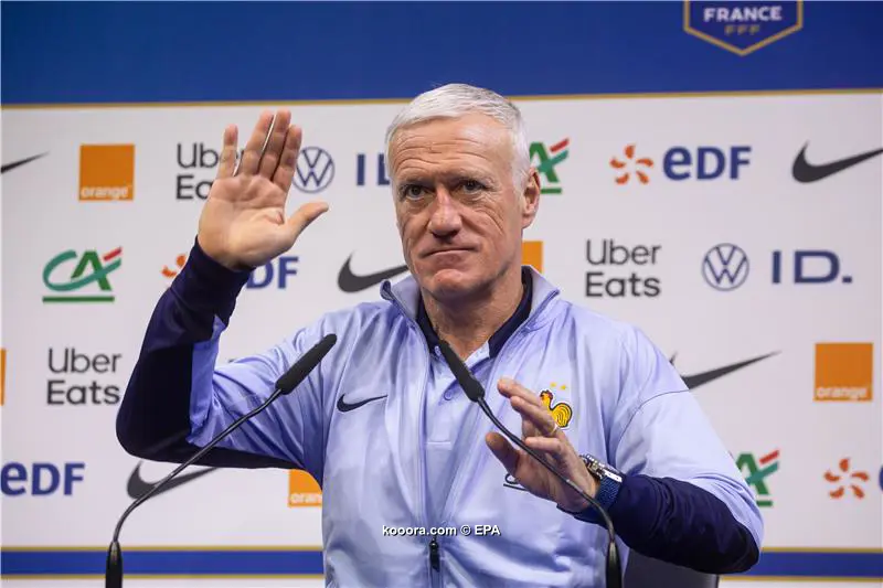 ديشامب يتضامن مع ريال مدريد ضد مبابي