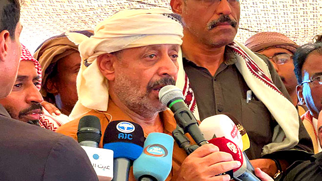 لجنة موالية للانتقالي بحضرموت تهدد بالتصعيد وتمهل سلطات الوادي 72 ساعة